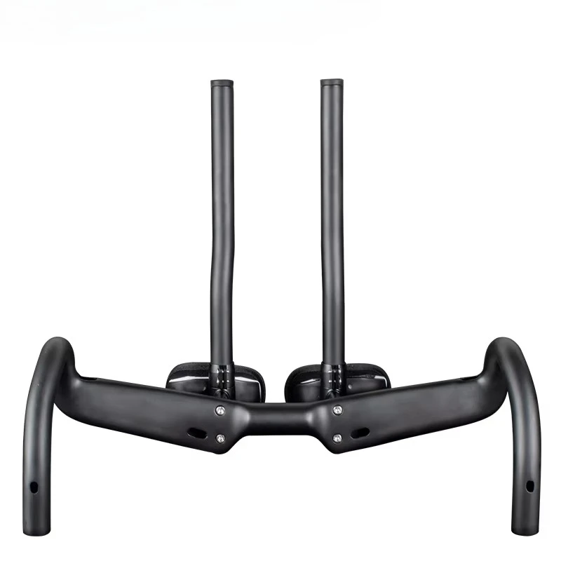 جديد الكربون الطريق دراجة مقبض دراجة بقية قضيب TT المقود 31.8 مللي متر دراجة سباق الكربون المقود الترياتلون مقبض