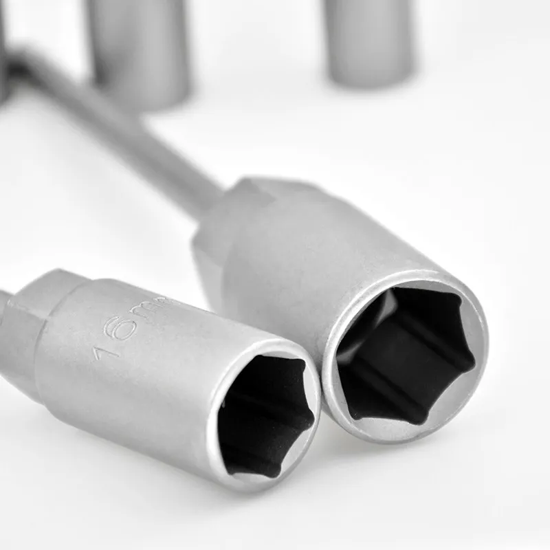 1pcs 6-19mm Extended Deep Socket, External Hex Air Impact Socket, Deepened Electric Nut Socket Screwdriver Bit, 150mm