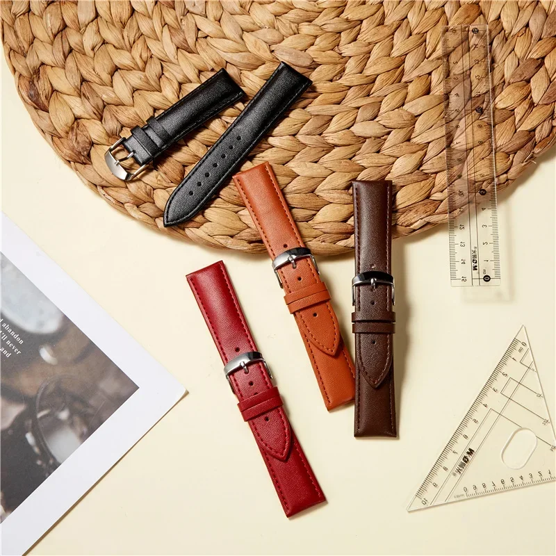 Cinturini in pelle moda 14mm 16mm 18mm 20mm 22mm Uomo Donna Bracciale Business Accessori per cinturini