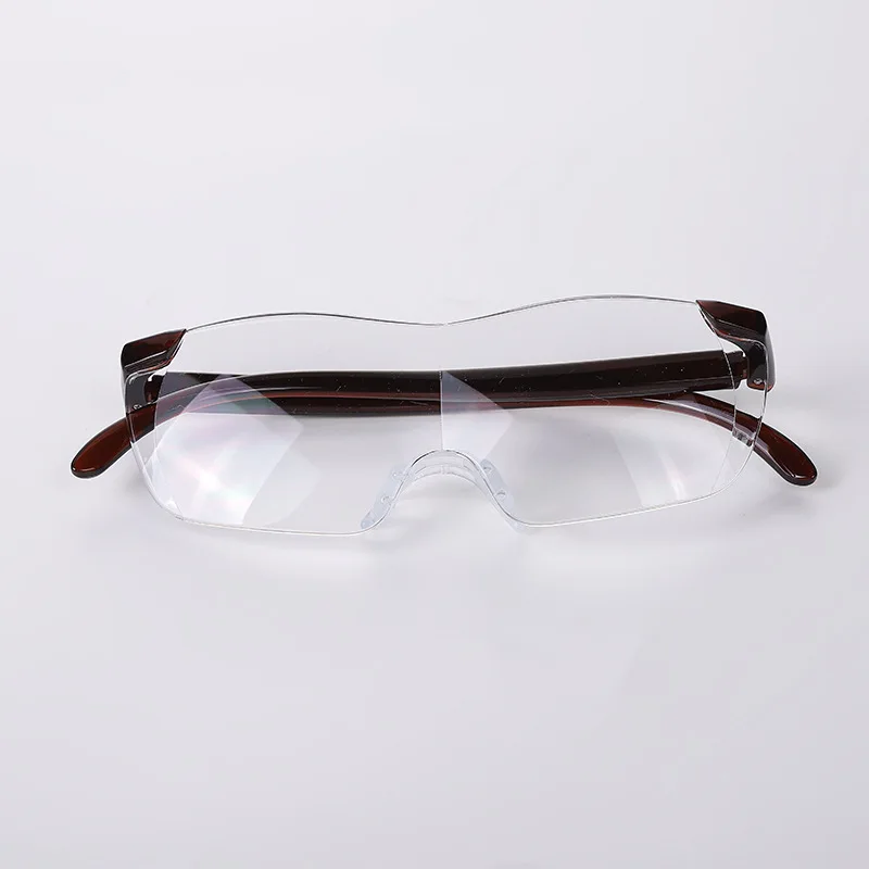 Frameless Glasses Style 1.6X High-Definition Magnifying Glass for Middle-Aged and Elderly People, 250 Degree Reading Glasses