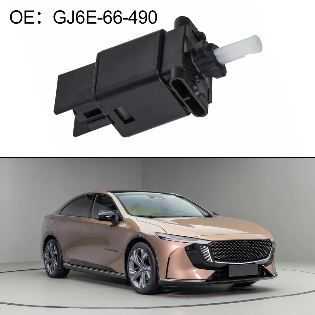 Interruptor da lâmpada de freio do carro interruptor da lâmpada de freio material abs cor preta instalação substituição alta universalidade montagem