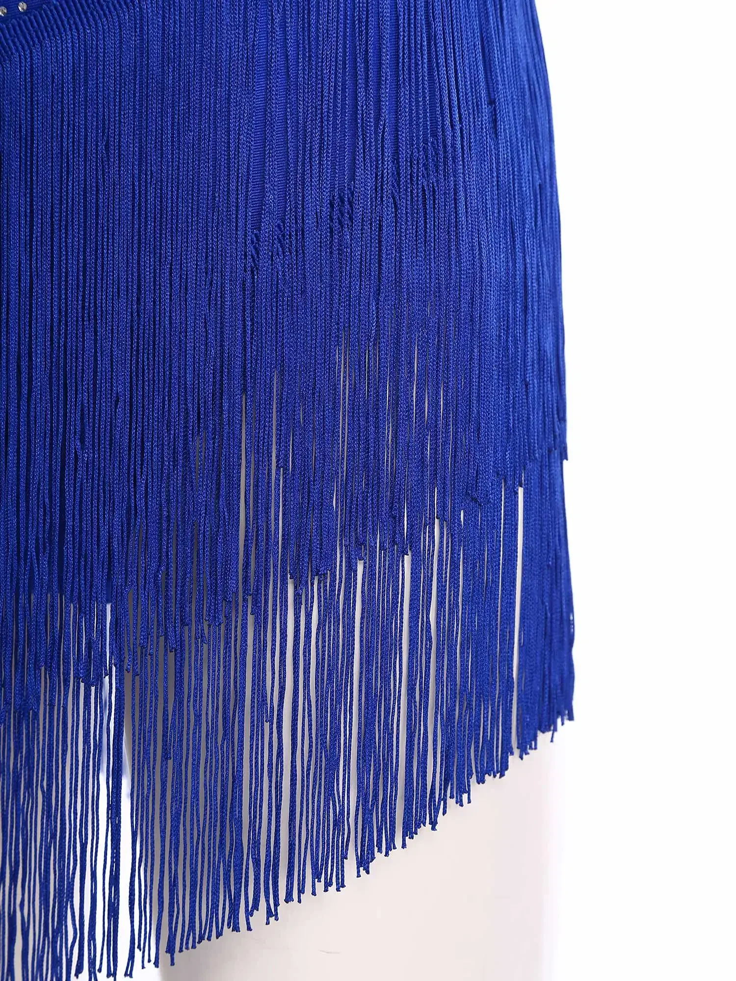 Mulheres franjas salsa latina dança do ventre traje brilhante strass em camadas borlas saia samba rumba cha-cha desempenho de dança do ventre