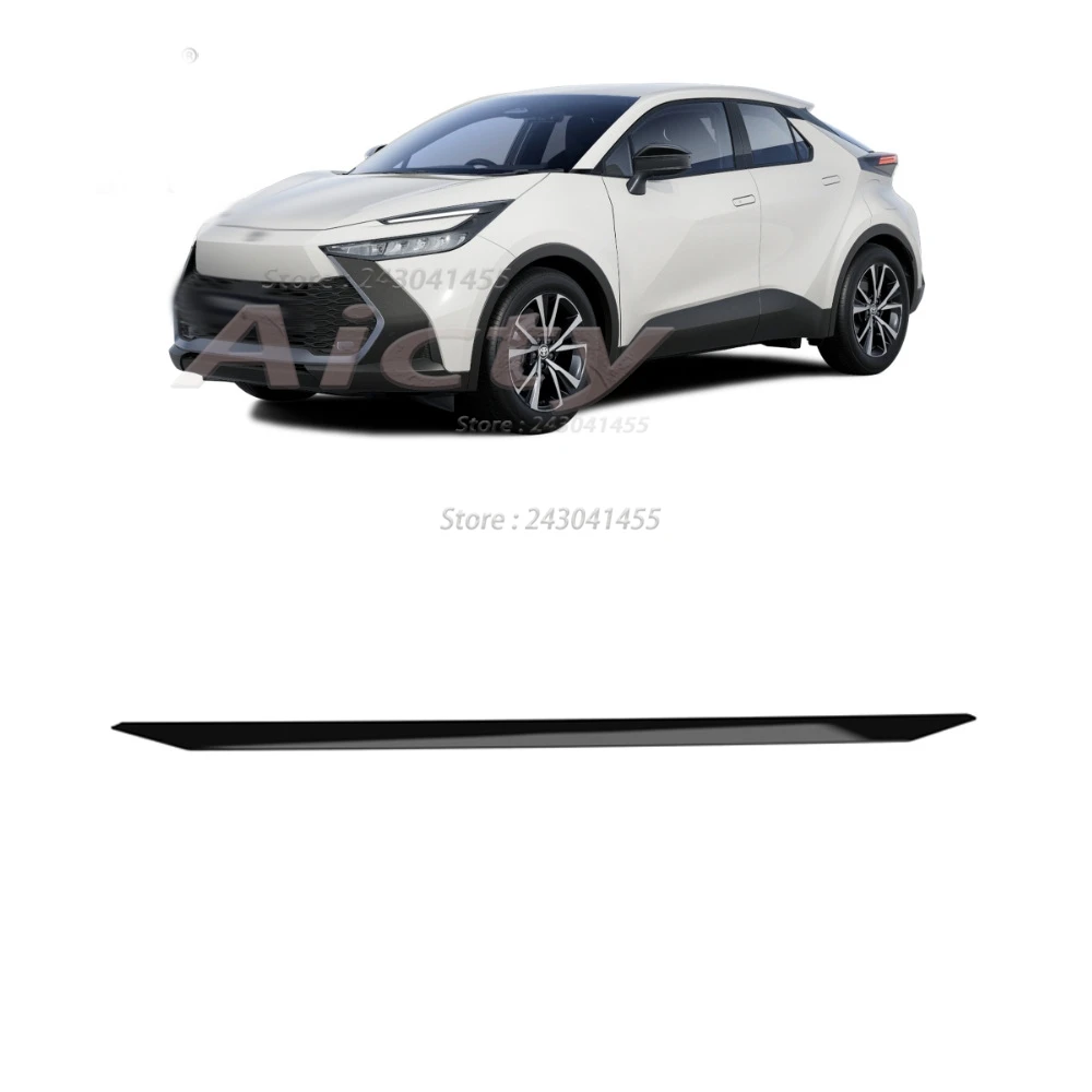 For Toyota CHR C-HR 2024 2025 ABS Black Front Rear Bumper Protector Cover Trim Lower Bumper Guard Decorative Car Accessories