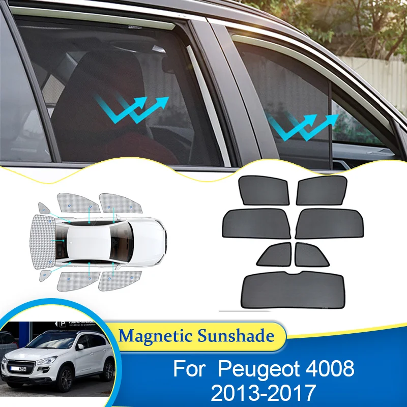 

Для Peugeot 4008 Mitsubishi Citroen C4 Aircross 2013 2014 2015 2016 2017 солнцезащитный козырек козырек шторка автомобильные автозапчасти аксессуары