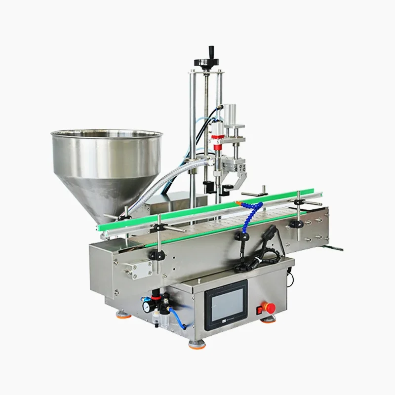 316 Gear Pump Bench Single Dive Head Filling Machine for Food Jams Cosmetics Cream and Pastes