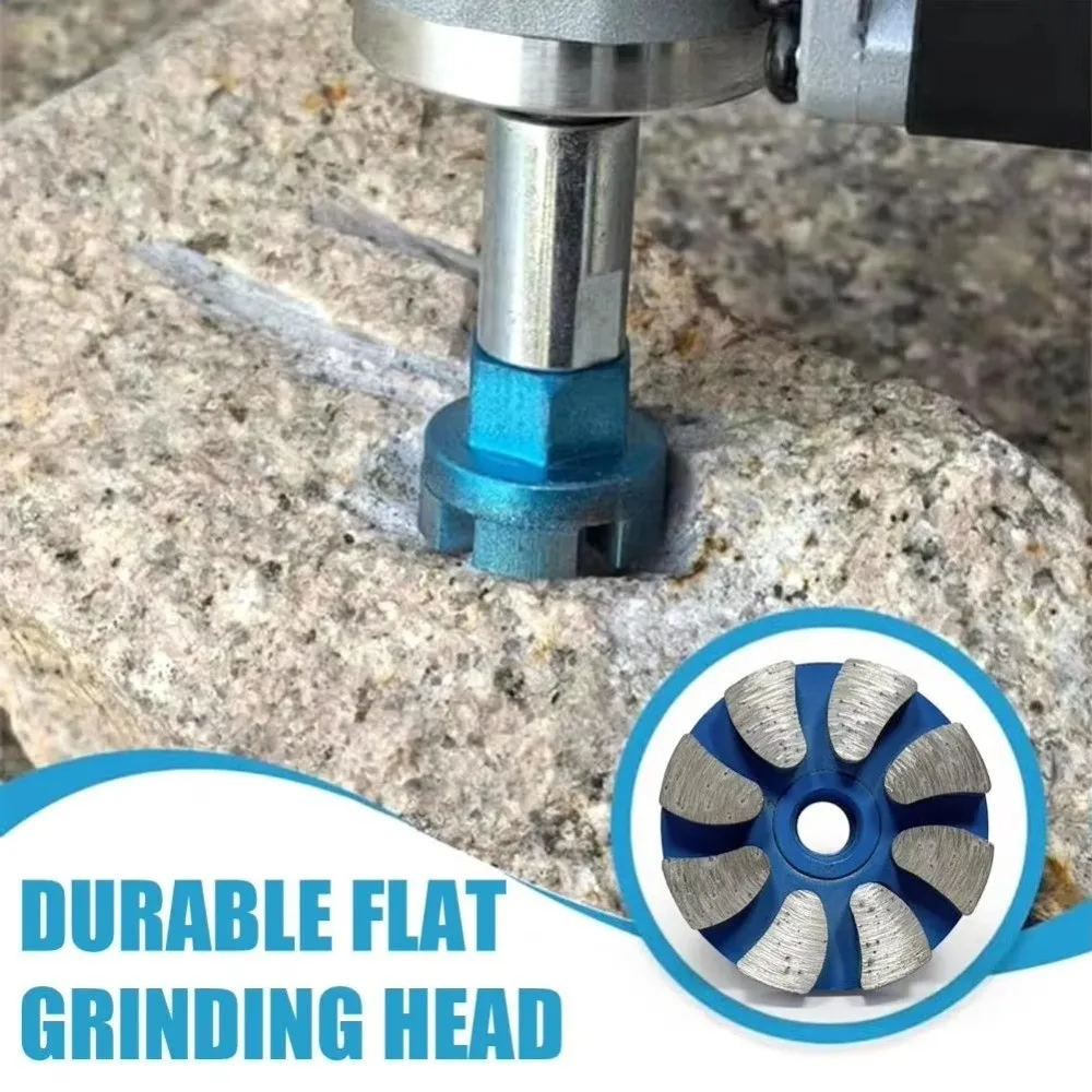 

Portable 1 Inch Diamond Flat Grinding Head Multifunctional Disc Bowl Shape Diamond Grinding Wheel Grinding Tools