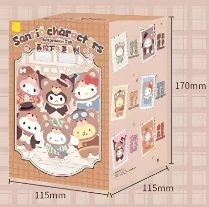 صندوق أعمى لشاي بعد الظهر البريطاني الجديد من سانريو: مجموعة دمى هالو كيتي بوشاكو كورومي اللطيفة، هدية عيد ميلاد للفتيات! #5