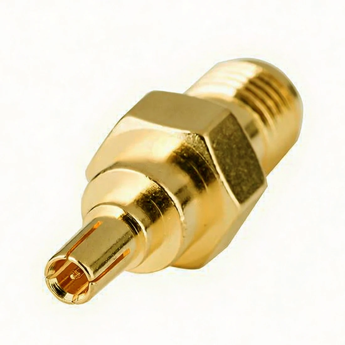 1 Piece SMA Female Jack  to CRC9  Male Plug  RF Coax Modem Convertor Straight  Goldplated New Wholesale