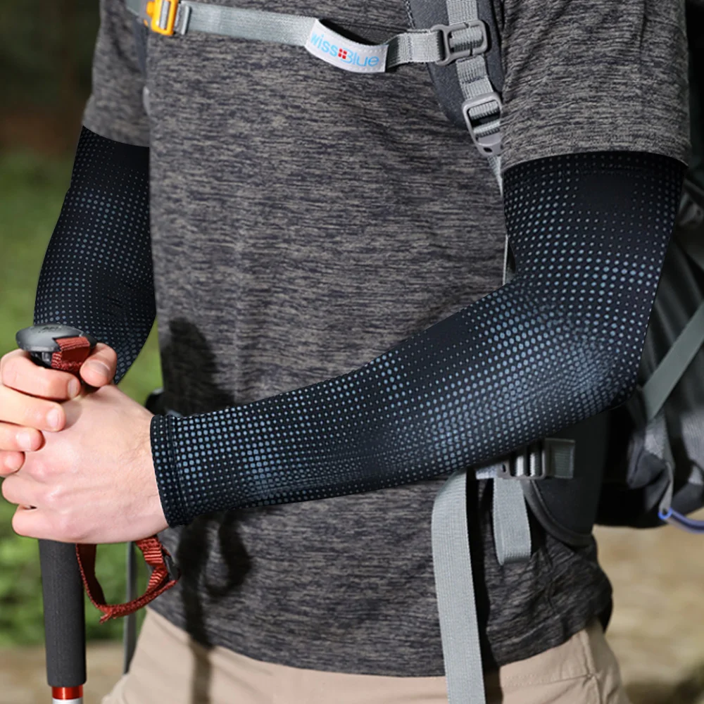 

1Pc Cooling UV Protection Sun arm Sleeves Long Arm Cover Warmers for Men Women,Outdoor Sports Running Cycling Basketball Fishing