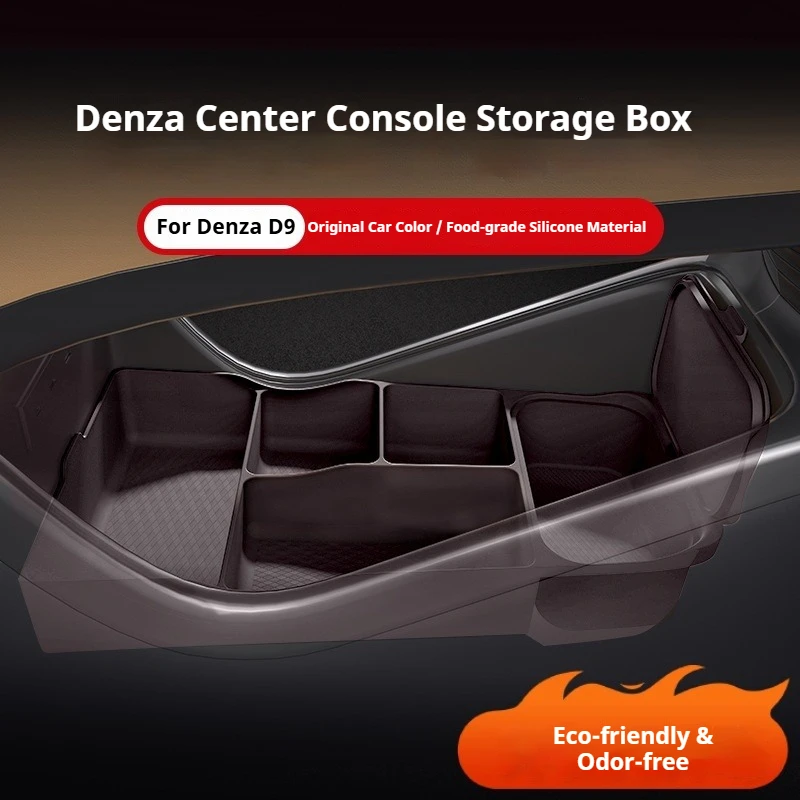 Car The First Generation Central Control Lower Storage Box for 2024 Denza D9 Glasses Storage Box Car Accessories Interior Modify