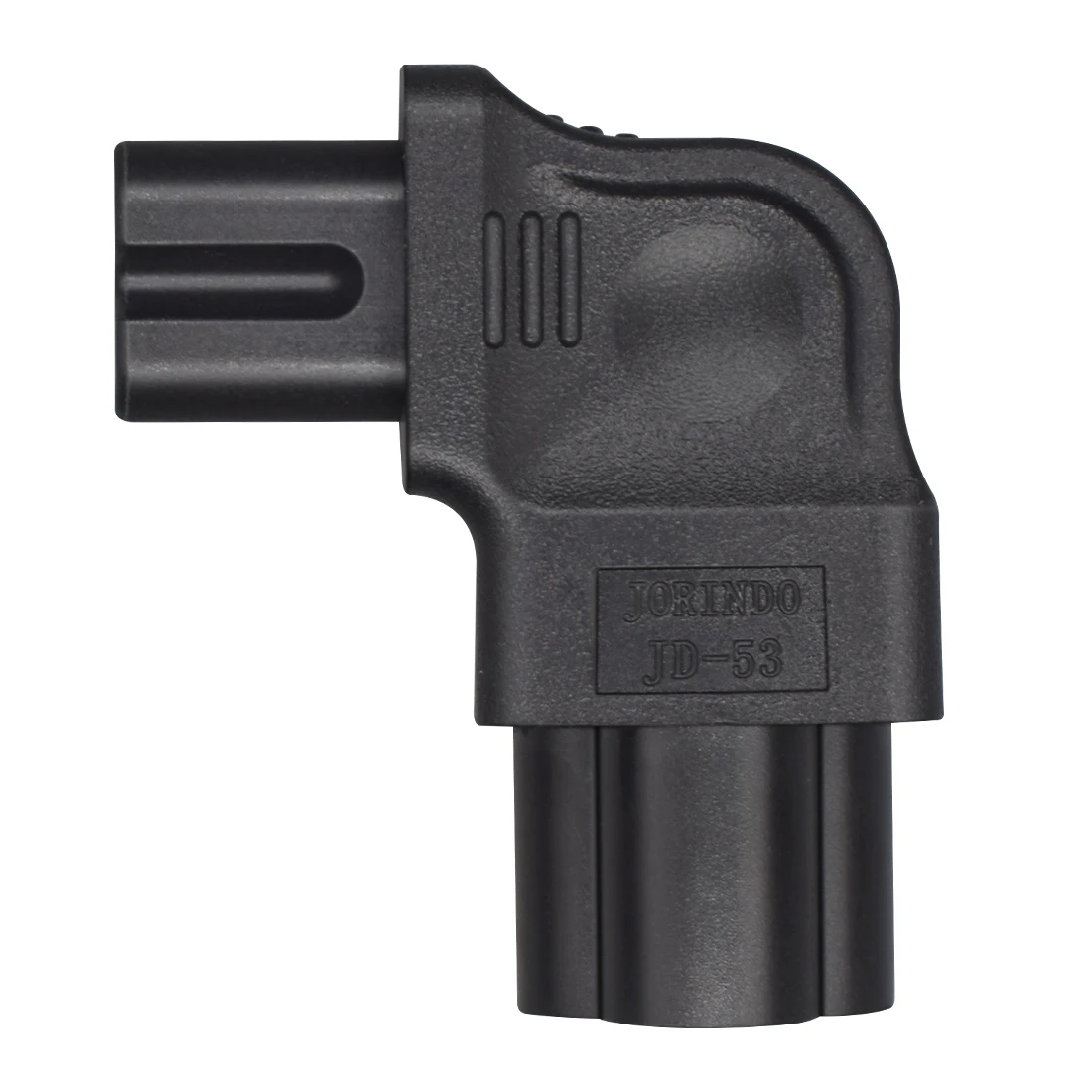 Штепсельная Вилка jorinдо IEC320 C6 в C7 с левым изгибом, штепсельная вилка переменного тока с цветком сливы на фигурку 8 с боковым изгибом, переходник