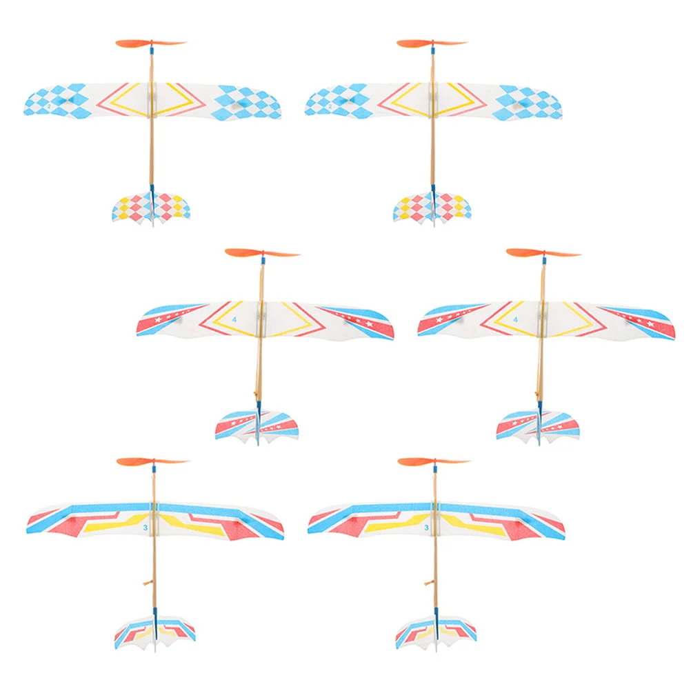 Artificiel astique en mousse pour avion, 8 pièces, jouets d'extérieur, foetus, modèle, enfant volant