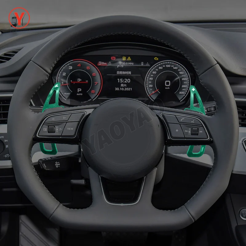 2024 New Design Car Steering Wheel Paddle Shifter For Audi A4L A6L A7 A8 A6 2019-2022  Sticker Accessories