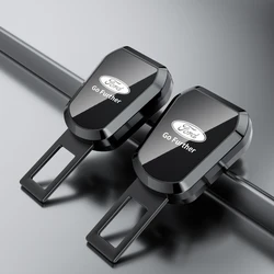 1/2pcs Car Metal Seat Belt Extender Safetybelt Buckle Clip Plug For Ford Fiesta C-Max Focus Kuga Ranger Raptor KA Fusion ST Edge