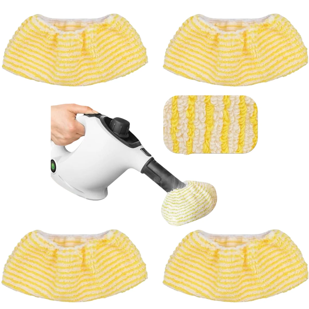 Hand Nozzle Cloth Cover for Karcher EasyFix SC1 SC2 SC3 SC4 SC5,Steam Cleaner Accessories, Washable Replacement Cloth Cover Pads