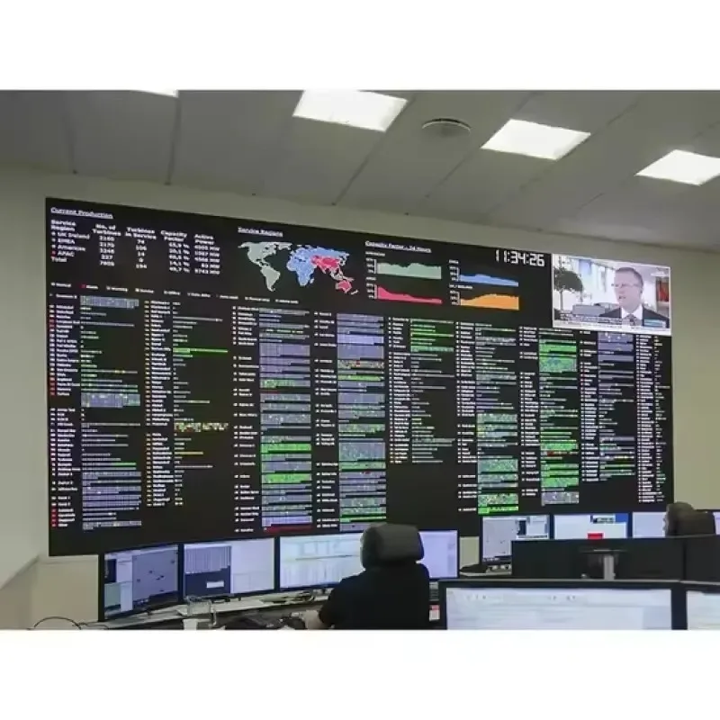 P3.91 Indoor Fixed LED Display Front Maintenance 1000*250mm Full Color Video Wall Screen