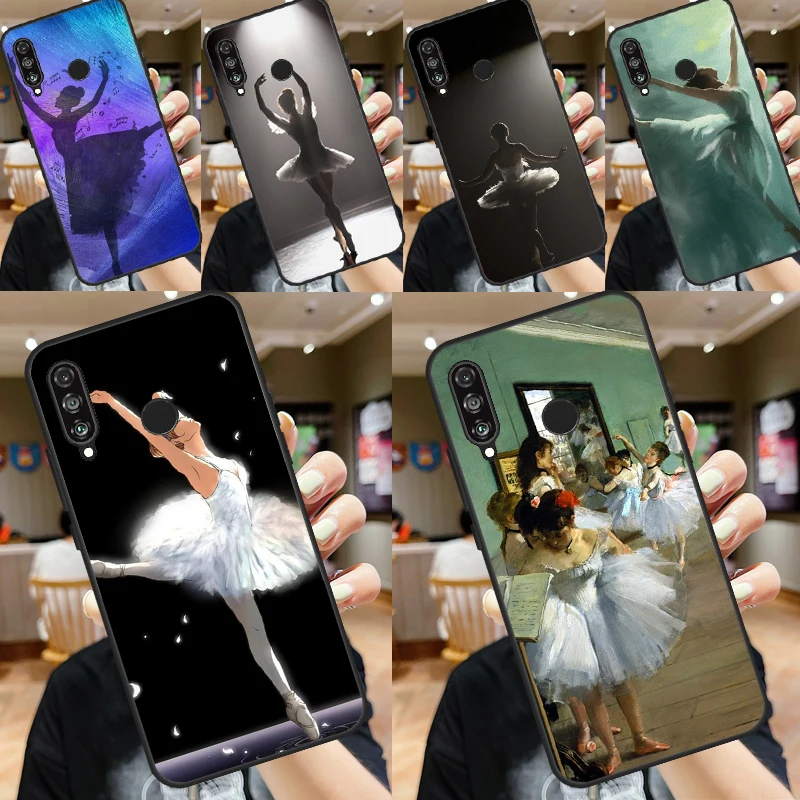 Ballet Ballerina Dancer For Huawei Nova 11i 8i 7i 3i Nova 10 9 SE 5T Y60 Y70 Y90 Y61 Y91 P20 P40 Lite P30 Pro Case