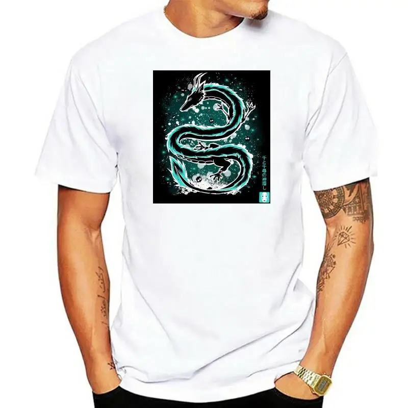 Camiseta masculina o dragão haku camiseta feminina