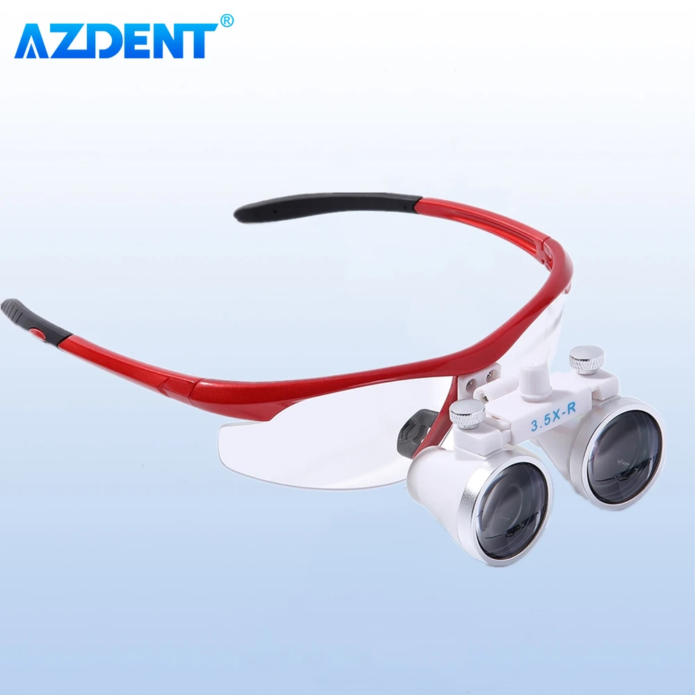 

AZDENT Dental Magnifier Magnifying Glass Surgery Surgical Binocular Loupe Magnification 3.5X-R Medical Operation Loup Lab Tools