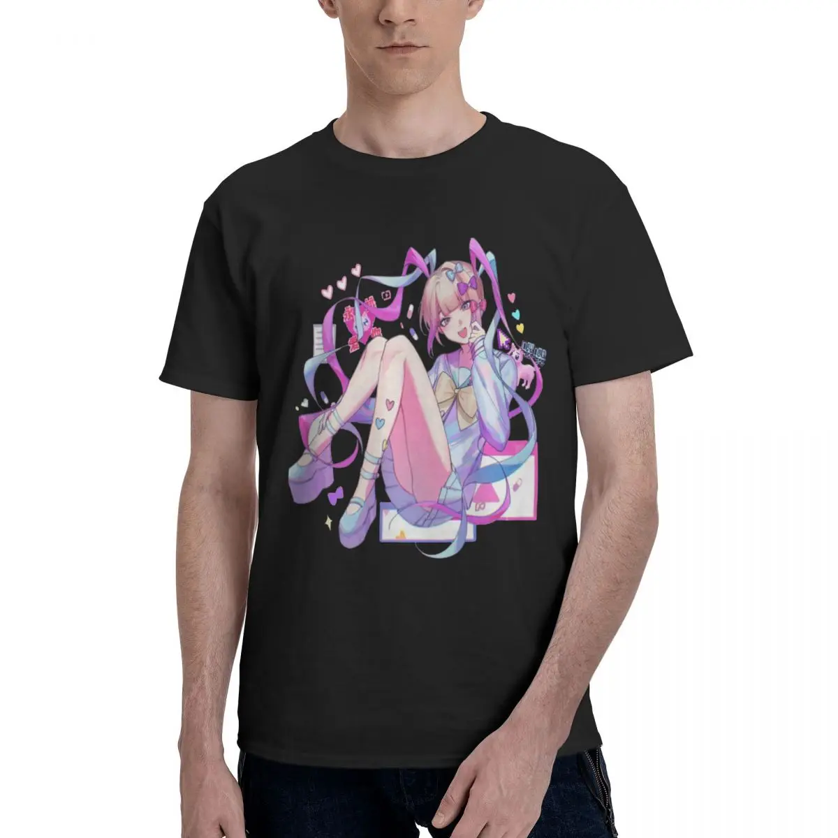Needy Streamer Overload Fun T Shirts Graphic Y2K Anime O-neck Tshirts For Men Women Tops