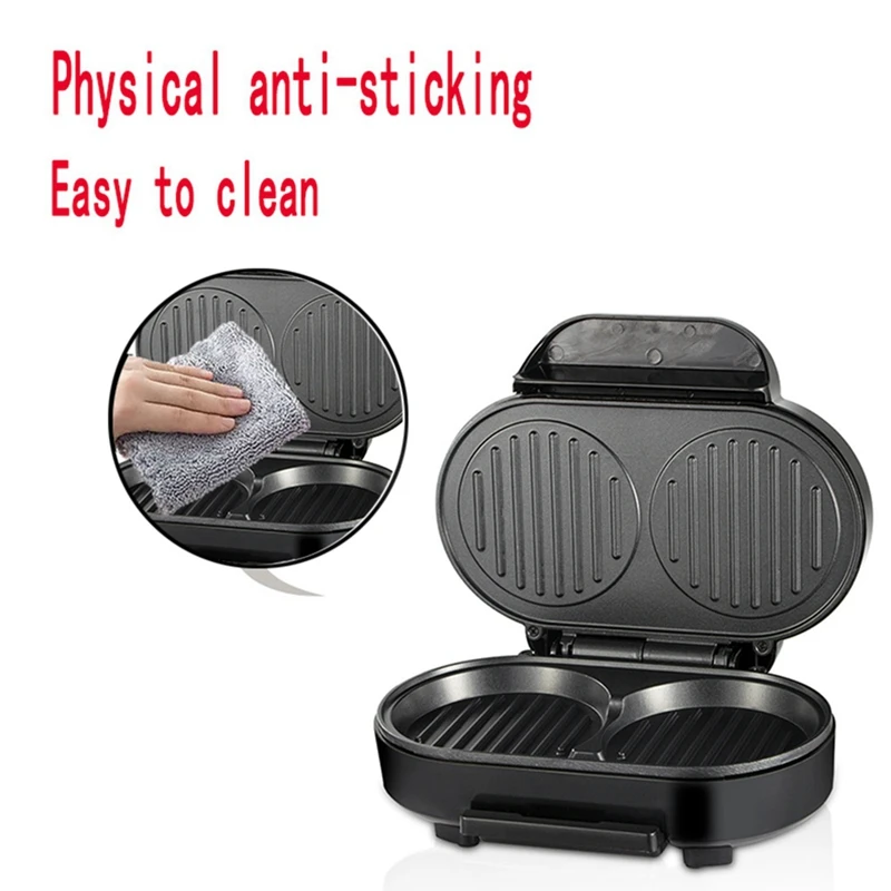 Hamburger Maker Multifunction Double Round Burger Press Patty Maker For Egg Stuffed Burgers Beef Burger