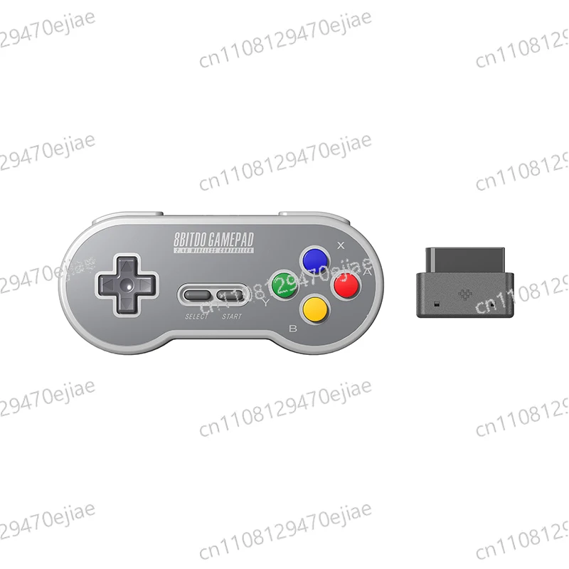 Control Inalámbrico SN30 2.4G para SNES/SFC - Mando Retro para Super Nintendo Classic Mini y Consolas Originales, Plug-and-Play