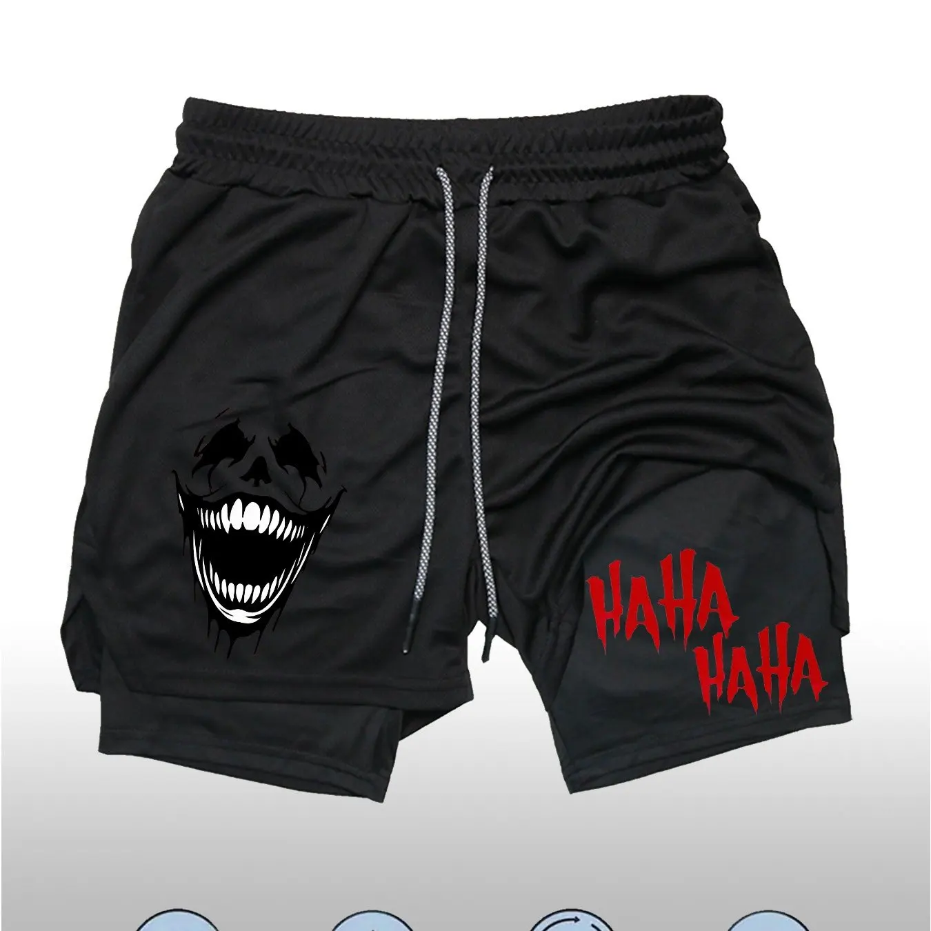 

Мужские спортивные шорты, модель 2026, двухслойные, подходят для бега на открытом воздухе, дышащие и не вызывают избыточного потоотделения.