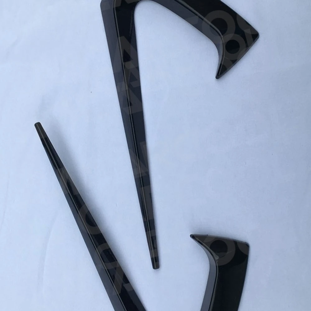 

JMCARCOOL Для Tesla Model 3: Накладки на передний бампер, боковые канарды, воздухозаборники, карбоновый обвес из ABS-пластика