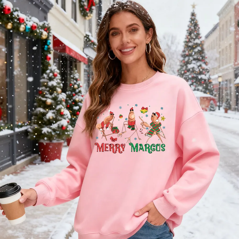 No me gusta este Rock Marcus el suéter de gusano Marcus el gusano sudadera para mujeres hombres sudadera Navidad Viral Meme regalos de navidad