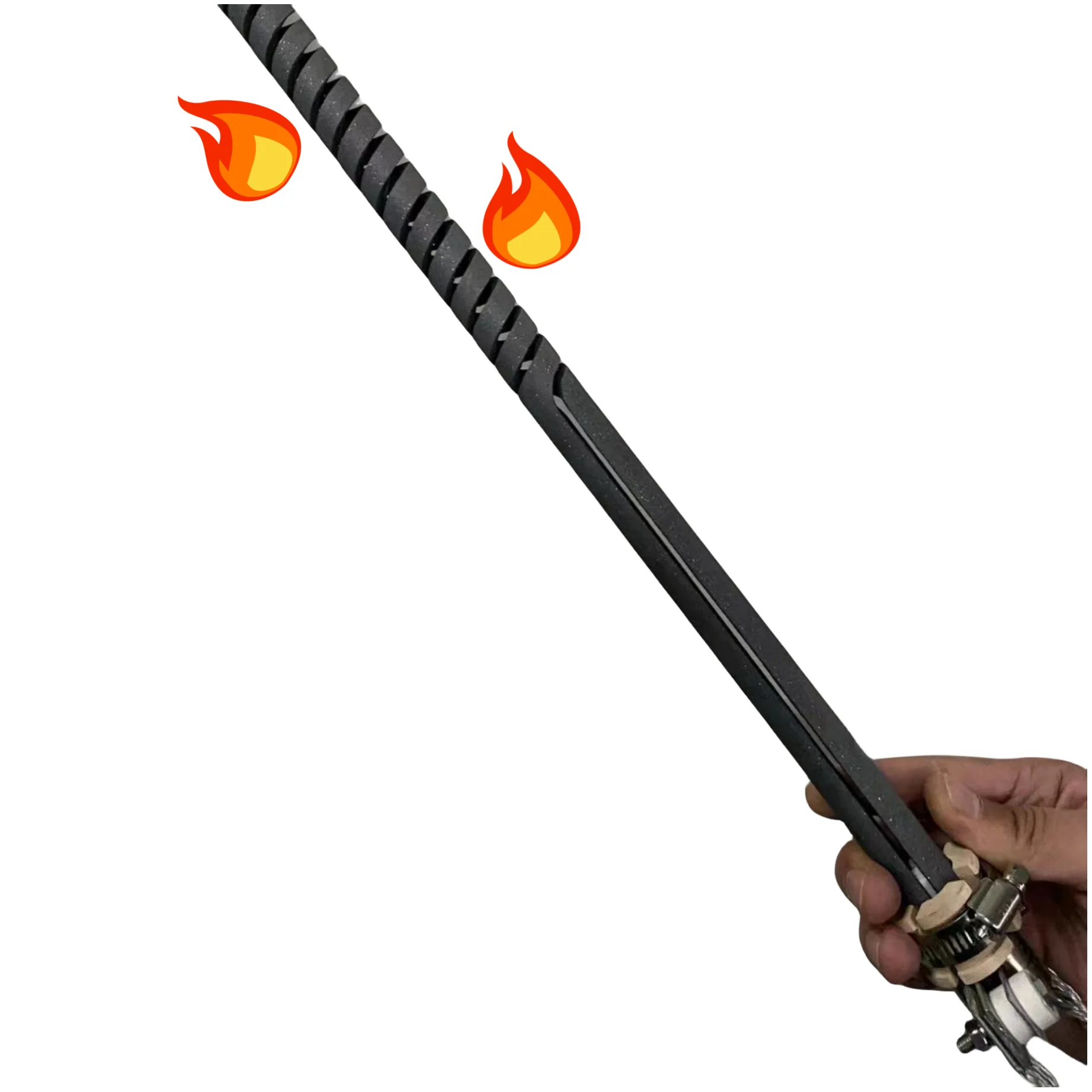 Double Spiral Electric Heating Rod, 2 Zone Hot Cold Heater, 1625C Industrial Temperature Control