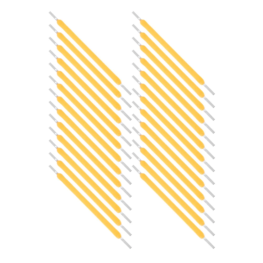 

50 шт., ретро лампа накаливания, светодиодная нить 2700 К, детали жесткой лампы, аксессуары для лампочек для эффективного освещения