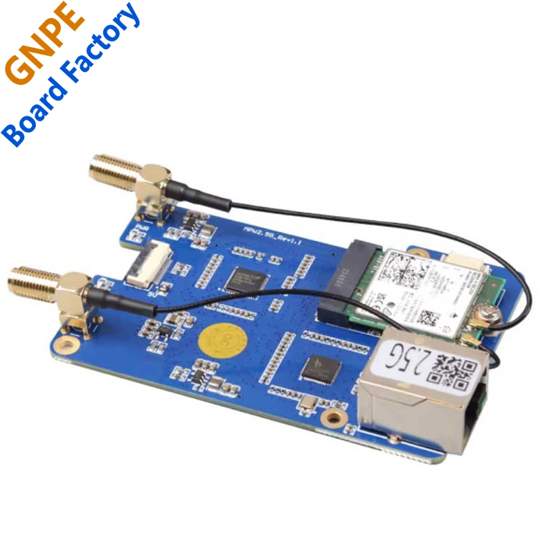 Raspberry PI 5 MPW2.5G PCIE to WiFi7 2.5G Ethernet HAT RJ45 expansion board RTL8125