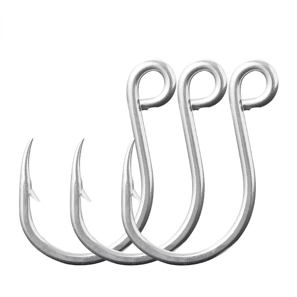 100pcs Fishhooks Lure Iron Plate Single Hook Anti-rust Boat Fishing Deep Sea Big Fish Lead Hook Fishing Accessories Goods Pesca