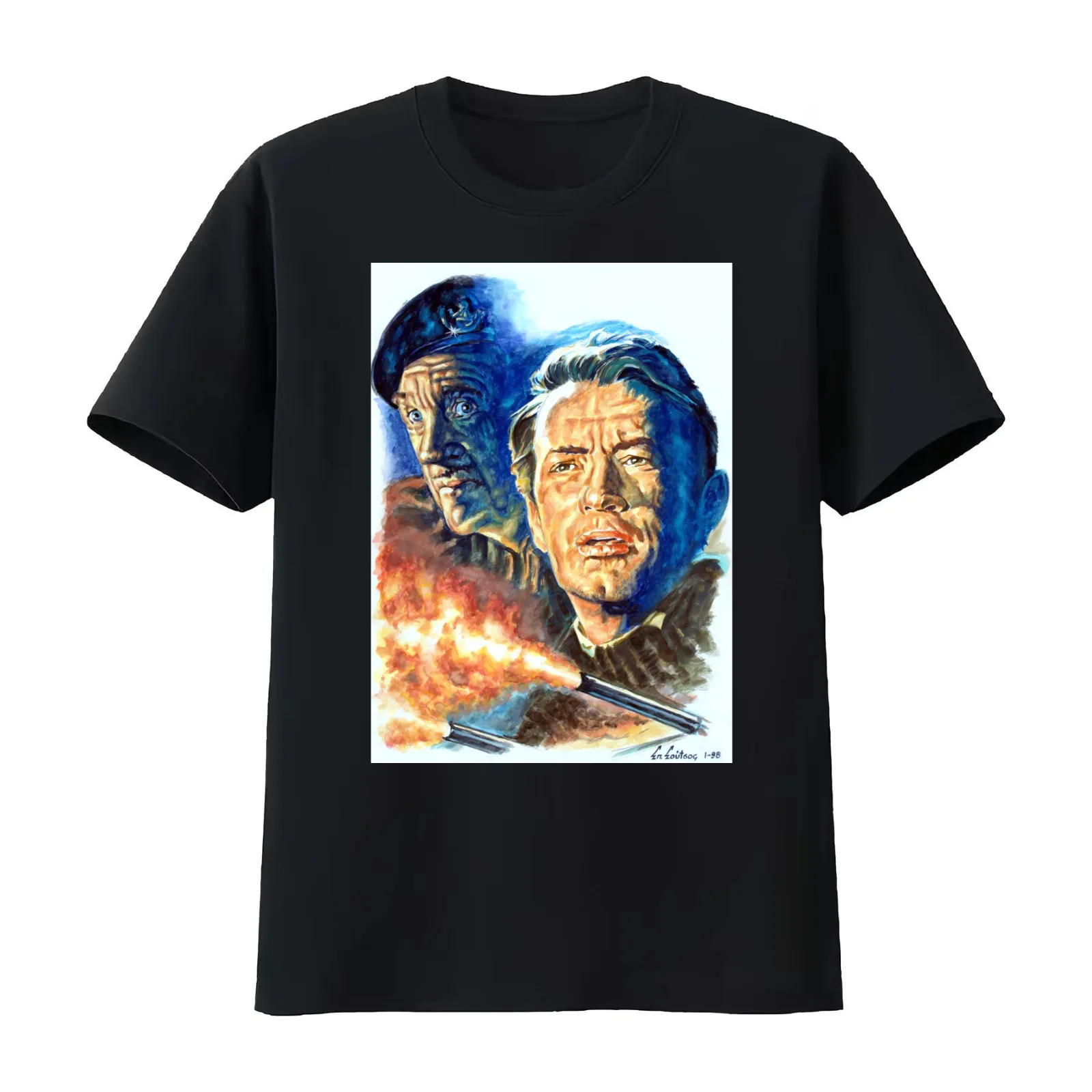Guns Of Navarone Gregory Peck David Niven T-Shirt Summer Casual Cotton Tee Oversized Streetwear Tops Vintage Graphic Print