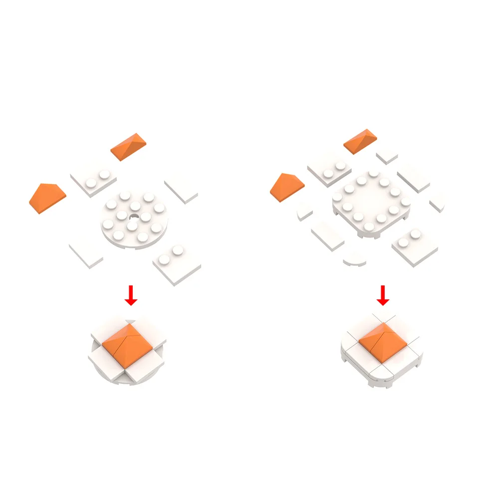 

Gobricks MOC Redeye Watcher Bricks LED Lighting Dinosaur Observer Building Blocks Educational Toys Gift