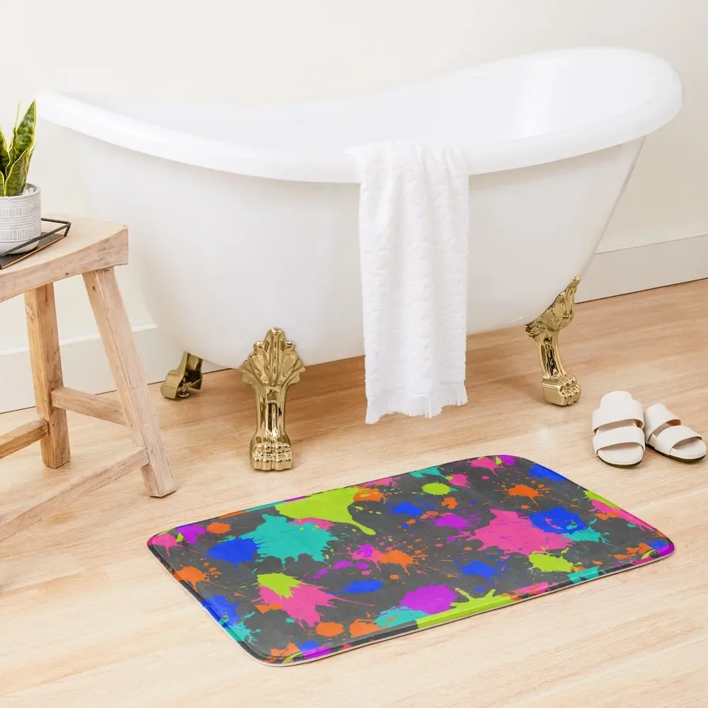 

Splat attack Bath Mat Bathroom Slip Floors Bathroom Carpet Set Mat
