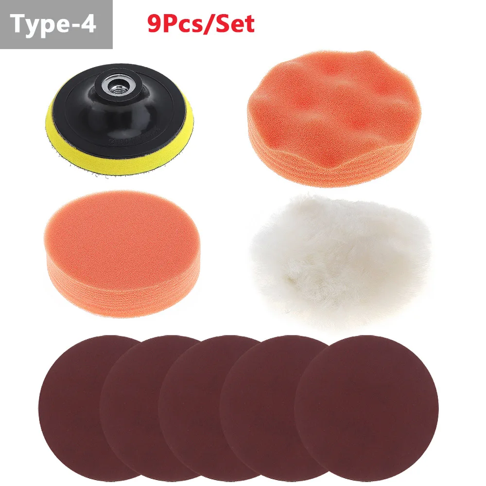 4-21pcs accessori per la conversione del trapano elettrico Set di strumenti lame da taglio per smerigliatrice angolare mola per la lucidatura del metallo del legno