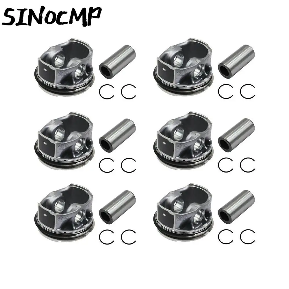

6 Pcs Piston Rings LR062617 For Jaguar F-Pace XE Land Rover Discovery 3.0L Engines & Components Pistons Automobiles Parts