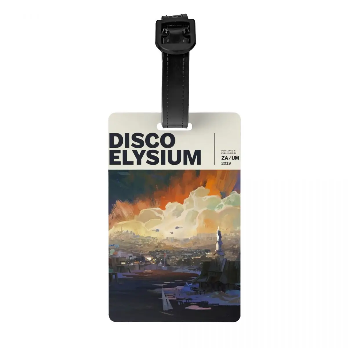 

Пользовательские диско-элизиум игровая багажная бирка защита конфиденциальности багажные бирки дорожные сумки этикетки чемодан