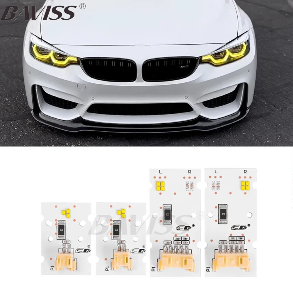 

Yellow Lemon DRL for 18-20 BMW M3 M4 F80 F82 F36 LCI M3 430i 440i Angel Eyes multicolor LED Daytime Running Lights DRL Module