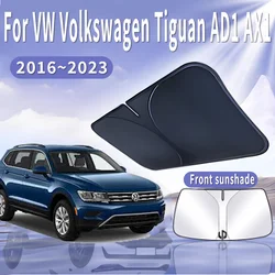 Car Sun Visor For VW Volkswagen Tiguan AD1 AX1 2016~2023 2020 Front Windshield Sunshade Heat Insulation Summer Auto Accessories