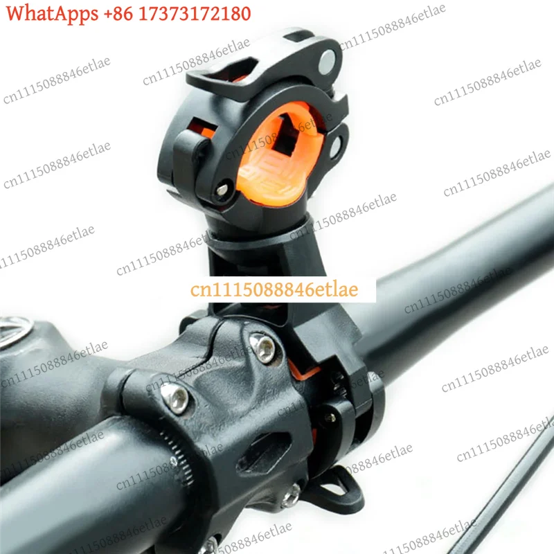 k3 360° Rotating Bike Light Mount Fits 22-35mm Handlebar Anti-Vibration Lock StVZO Compliant For Road/Gravel Cycling Only