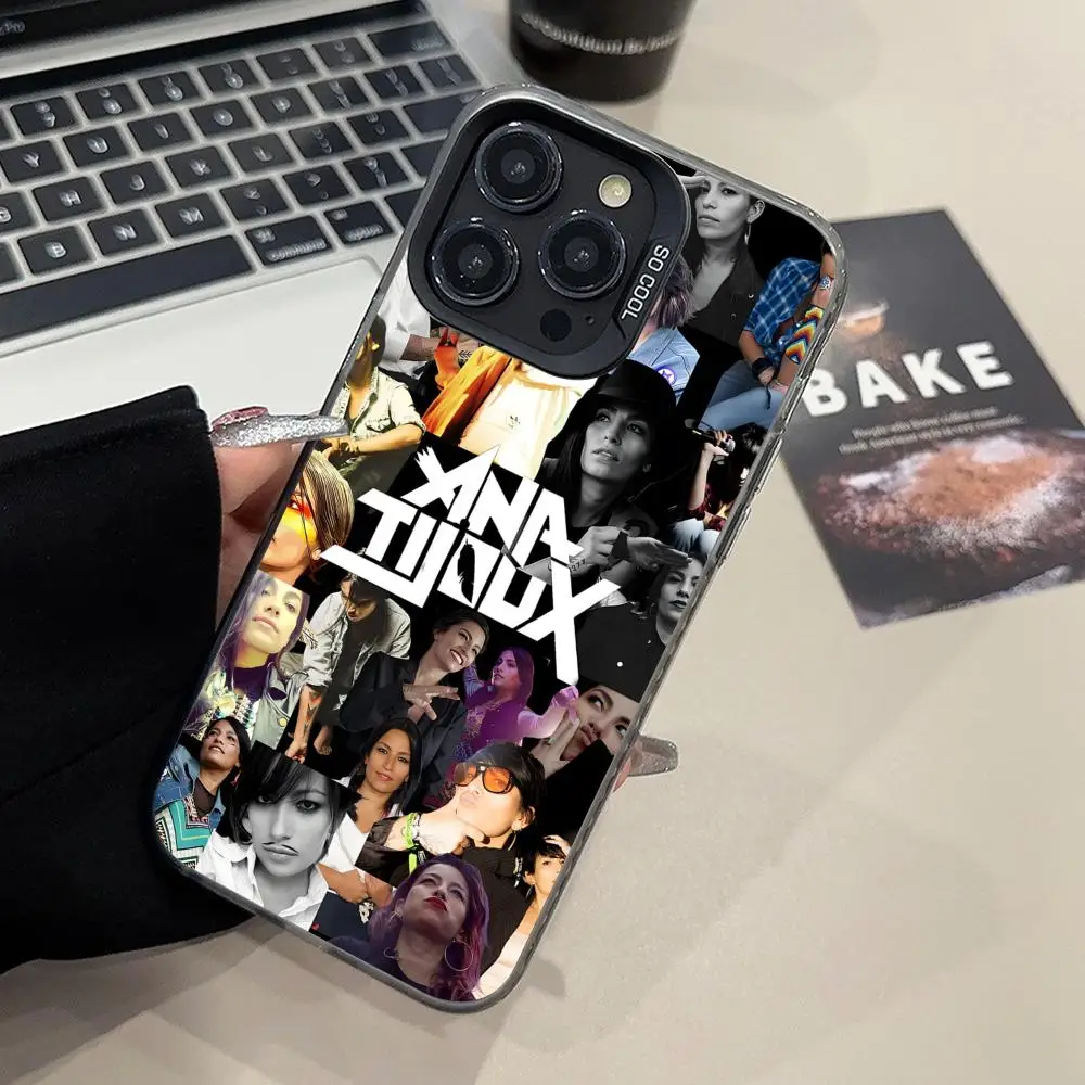 Ana Tijoux Mobile Cell Phone Case for iPhone 17 16 15 14 13 12 11 X XR XS 8 7 Pro Max Plus Translucent Colour Cover Cover