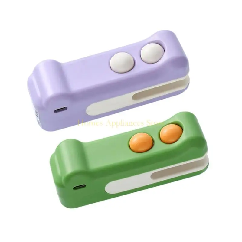 D0AB Tas Penyegel dan Pembuka Alat Pengawet Makanan Anti Bocor untuk Keripik Buah Makanan Ringan Desain Magnetik Aksesori Dapur