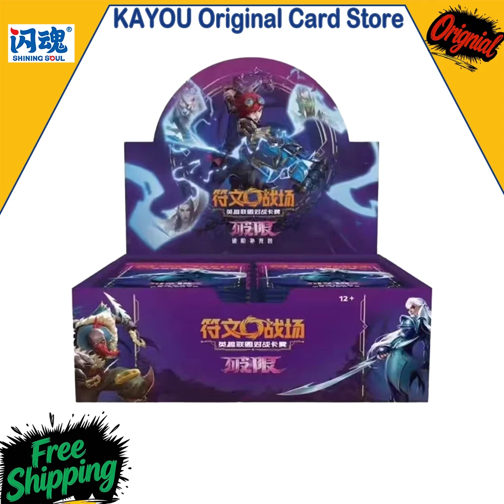 

Shining Soul Genuine Riftbound: League of Legends Unleashed Vol.3 LOL Booster Pack Pre-group Box Game Collection Cards Toy gifts