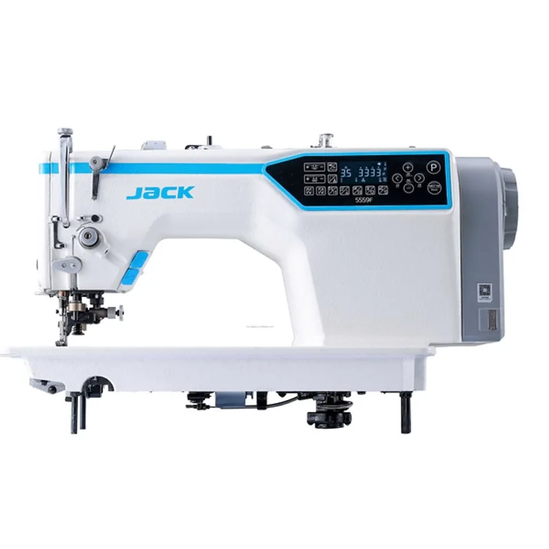 New and Original  5559F JK-5559F-W Side Cutter Stepping Computer Lockstitch Single Needle Straight Industrial Sewing Machine