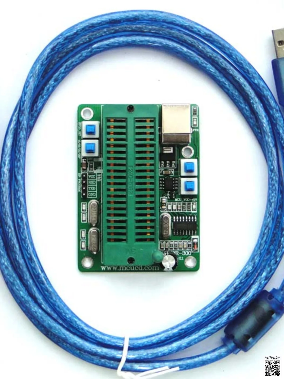 

STC Downloader 51 Microcontroller AT89C52RCS Hands-free USB Cable Automatic U8Wa&d Burning Programmer