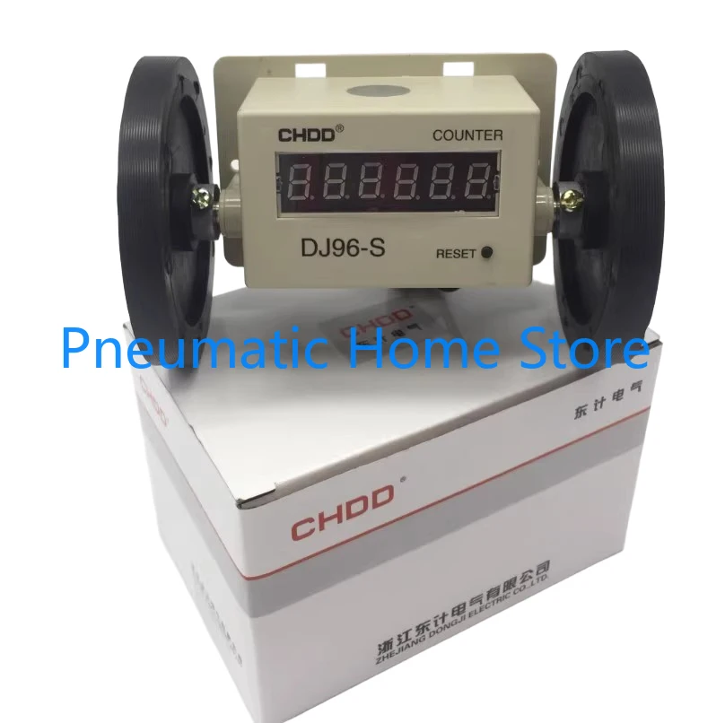 メーターカウンター DJ96-S 長さ測定メーター 繊維生地メーターカウンター 電子デジタルカウンター DC12V AC220V LK-90S 96-F