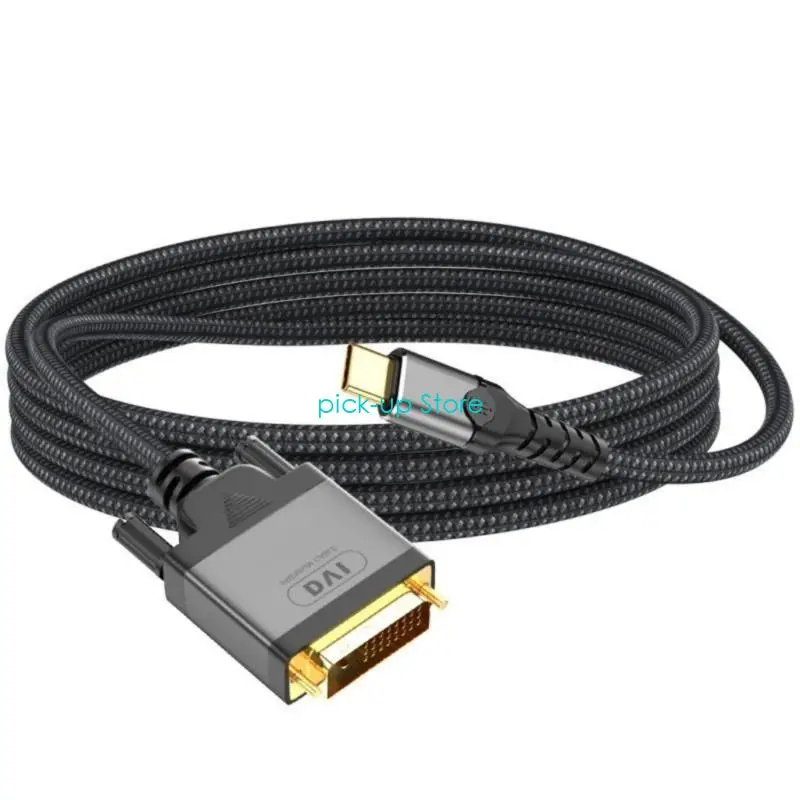 Q5wa tipo C para DVI resolução 1080p 60Hz Cordão conversão expansão notebook