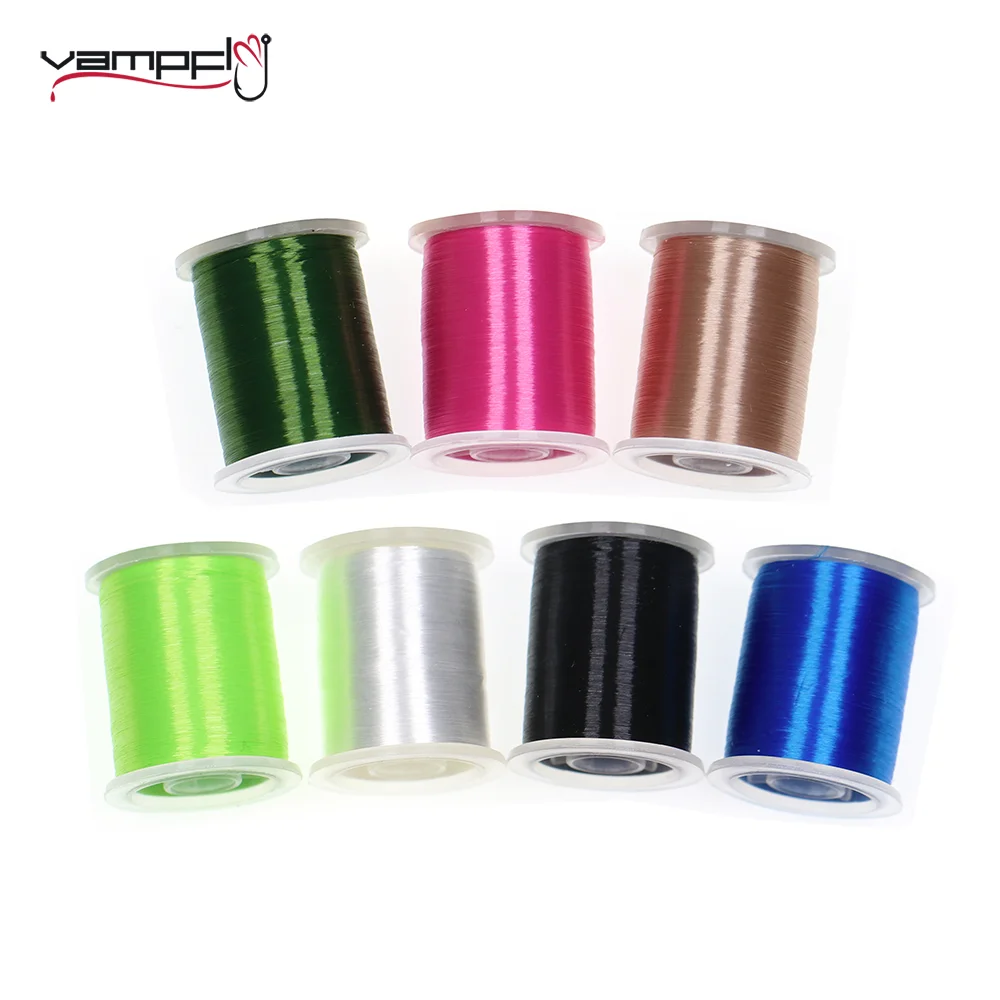 Vampfly 50D 220yards High Tensile Fine Thread Lightly Waxed Thread For Nymph Dry Wet Flies Body Fly Tying Materials